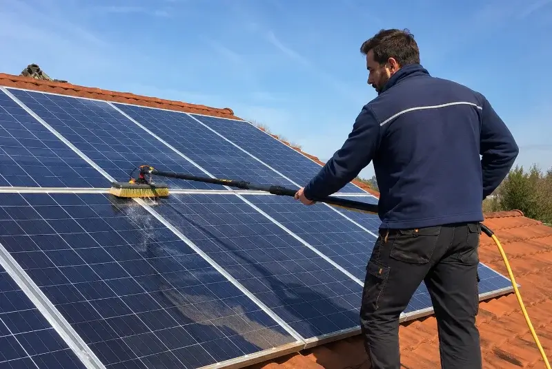 Nettoyage et entretien de panneaux solaires à Commequiers